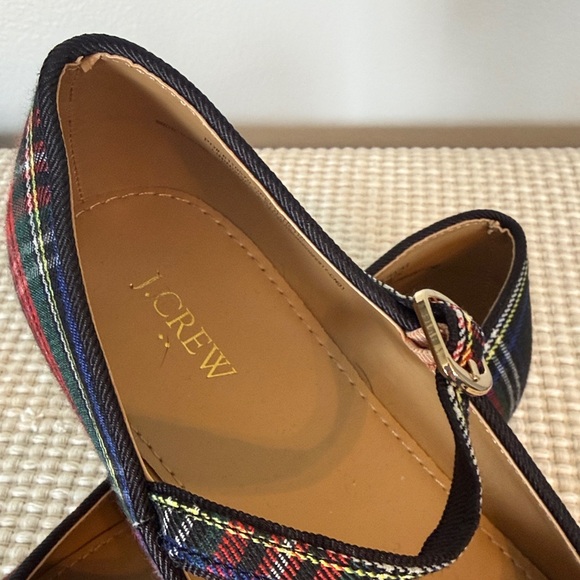 J. Crew Holiday Plaid Mary Jane Shoes - Picture 2 of 4